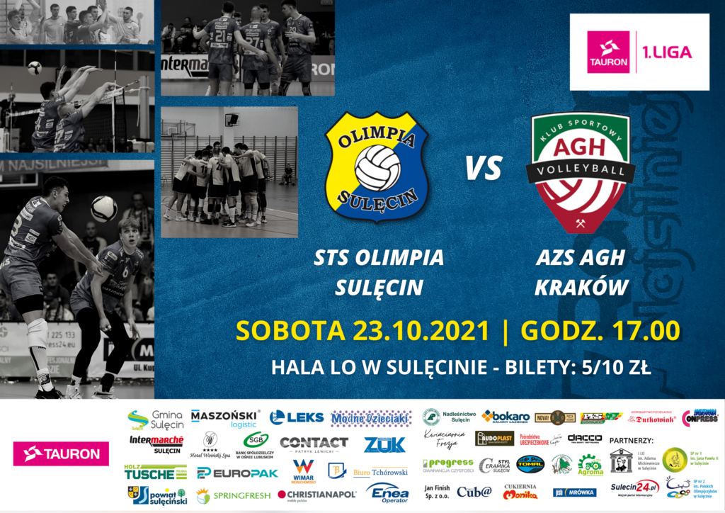 6. kolejka T1L: STS Olimpia Sulęcin vs AZS AGH Kraków